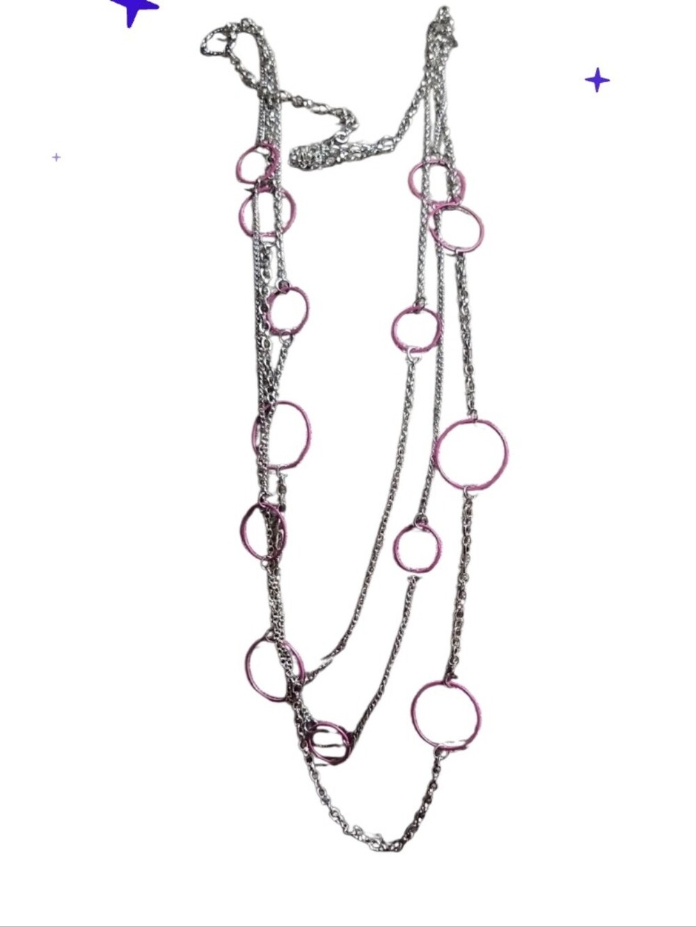 Pink Ring-Accent Multi-Strand Necklace - Women Jewelry